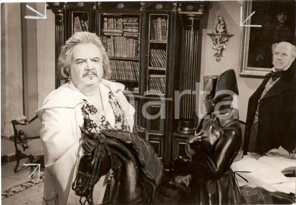 Fotografia d epoca originale 1968 OSHIBKA ONORE DE BALZAKA Victor KHOKHRIAKOV Stepan BERILLO Foto di scena 1