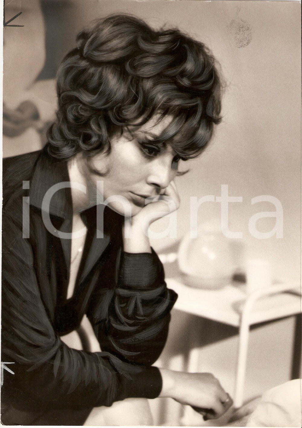 Fotografia d epoca originale 1962 L ATTICO Daniela ROCCA Ritratto dal film di Gianni PUCCINI Foto di scena 1