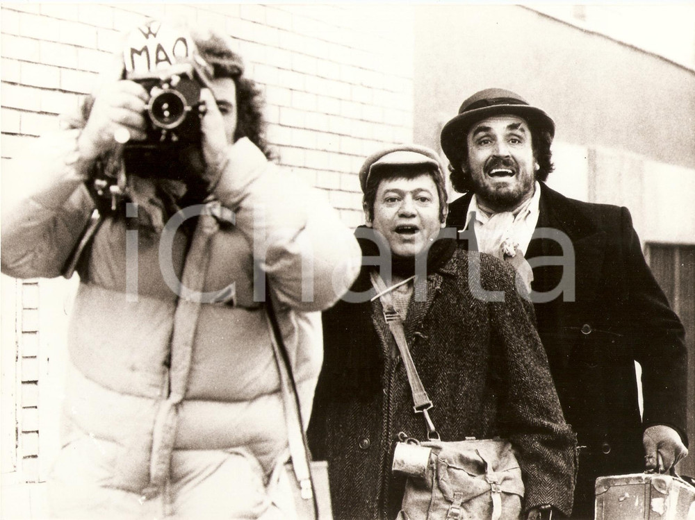 Fotografia d epoca originale 1972 SENZA FAMIGLIA NULLATENENTI Paolo VILLAGGIO Vittorio GASSMAN Foto di scena 1