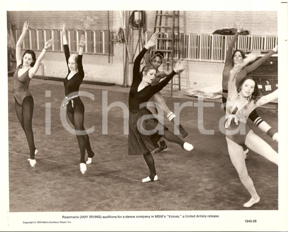 Fotografia d epoca originale 1979 VOICES Amy IRVING auditions dance company Movie by Robert MARKOWITZ Photo 1