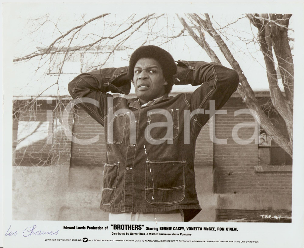 Fotografia d epoca originale 1977 BROTHERS Bernie CASEY under arrest Directed by Arthur BARRON Photo 1