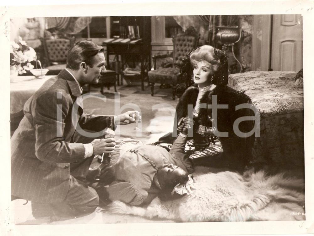 Fotografia d epoca originale 1942 THE SPOILERS Marlene DIETRICH Randolph SCOTT Movie by Ray ENRIGHT Photo 1