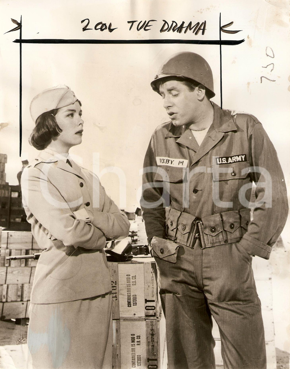 Fotografia d epoca originale 1957 THE SAD SACK Marmittone Jerry LEWIS Phyllis KIRK Movie by George MARSHALL 1