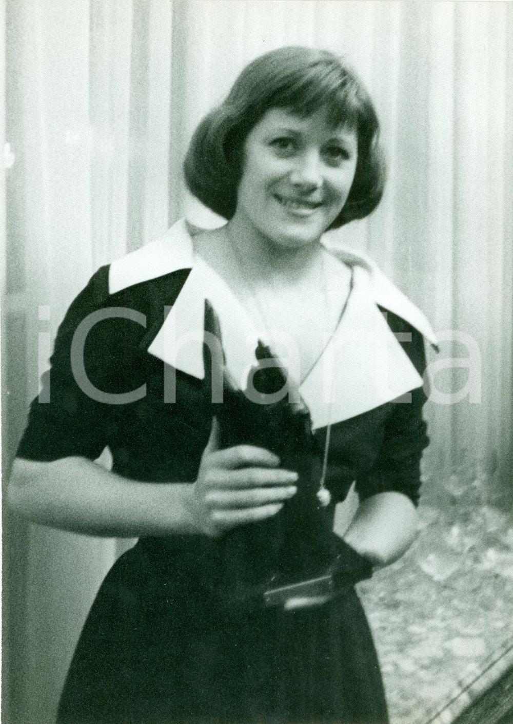 Fotografia d epoca originale 1965 ca PARIS Cantante francese Colette RENARD Fotografia 1