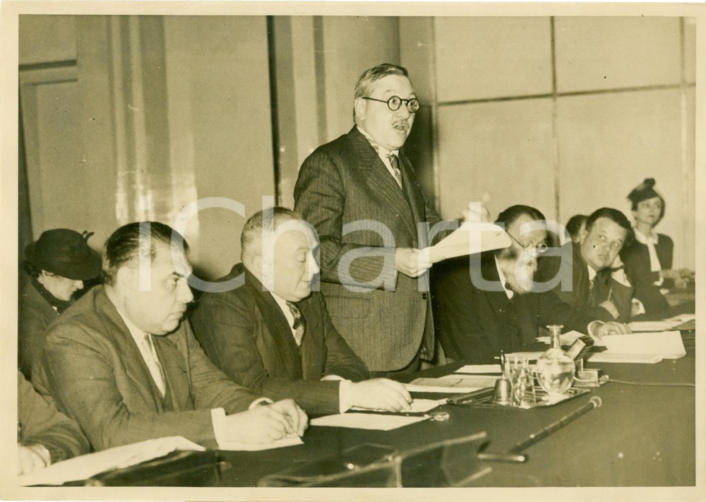 Fotografia d epoca originale 1938 PARIS Georges RIVOLLET riunione Association Anciens Combattants Fotografia 1