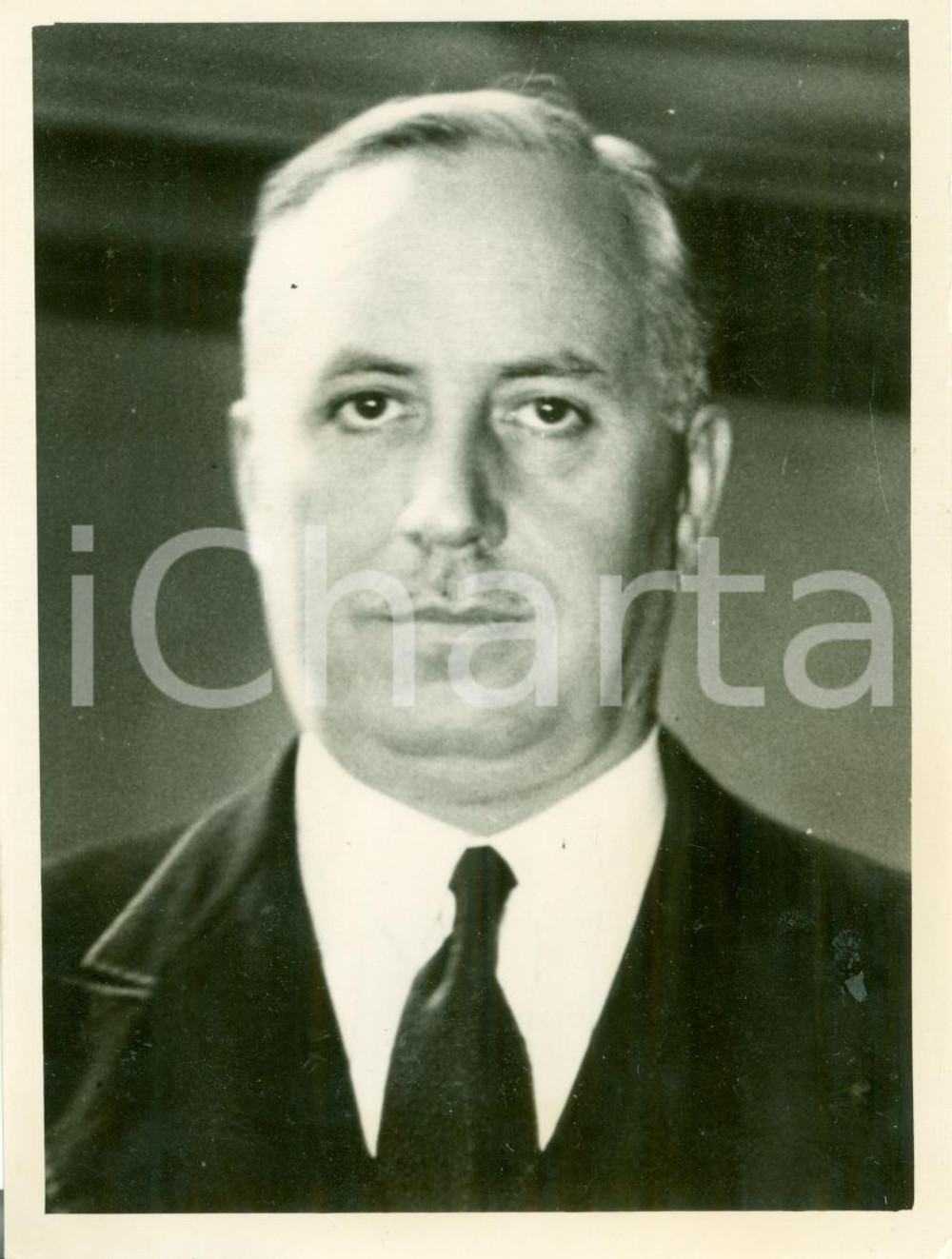 Fotografia d epoca originale 1937 PARIS François DE TESSAN sottosegretario Délégation Française Foto 2 1