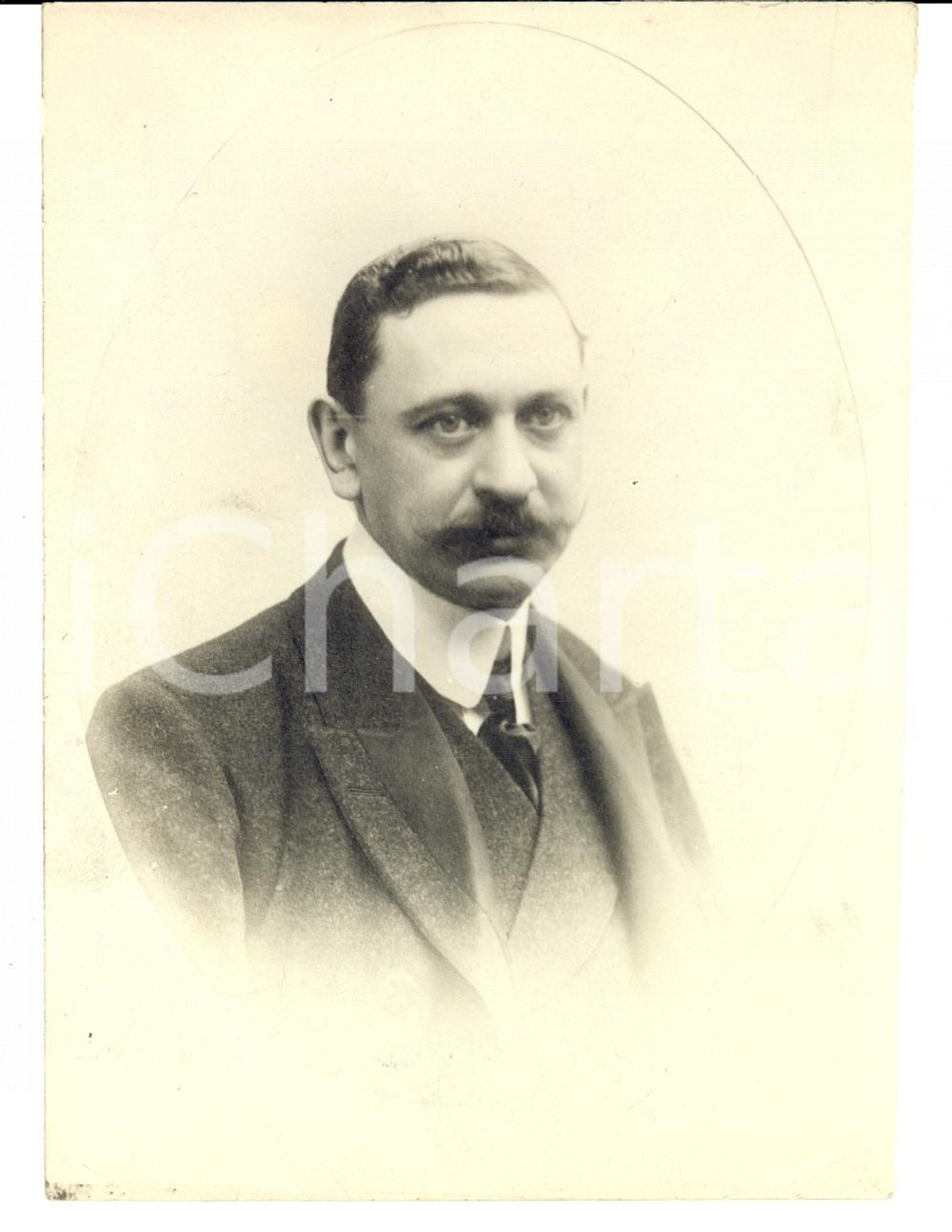 Fotografia d epoca originale 1930 ca MADRID Ritratto del premier Manuel GARCIA PRIETO  Riproduzione coeva 1