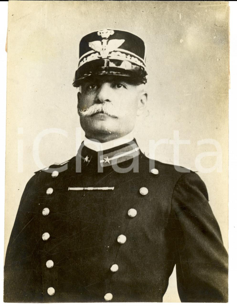 Fotografia d epoca originale 1940 ca ROMA Ritratto gen. Settimio PIACENTINI comandante in ALBANIA Foto 1