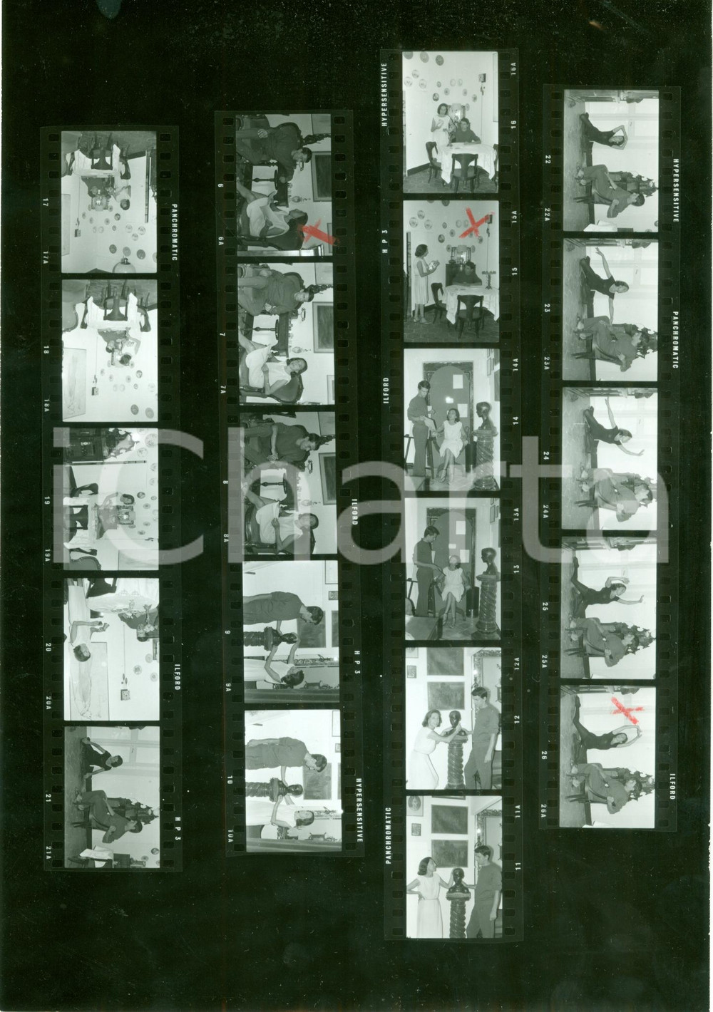 Fotografia d epoca originale 1965 ca ROMA Maria CUMANI Alessandro QUASIMODO esercizi danza 21 PROVINI 1