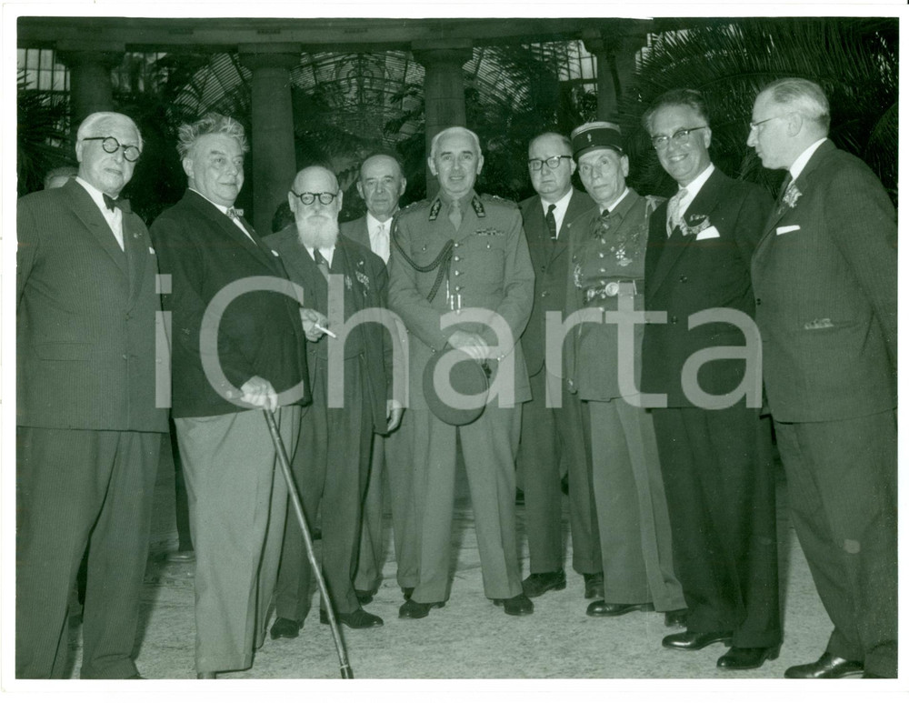 Fotografia d epoca originale 1960 ca BRUXELLES Raduno dei Grandi Invalidi di guerra Fotografia 1