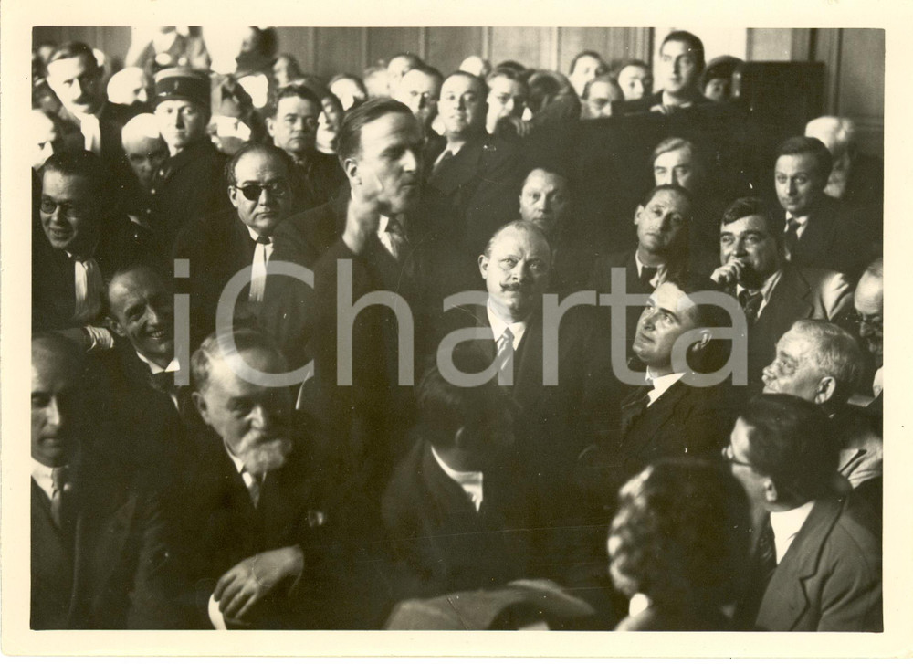 Fotografia d epoca originale 1937 PARIS Joseph POZZO DI BORGO déposition affaire LA CAGOULE Photographie 1