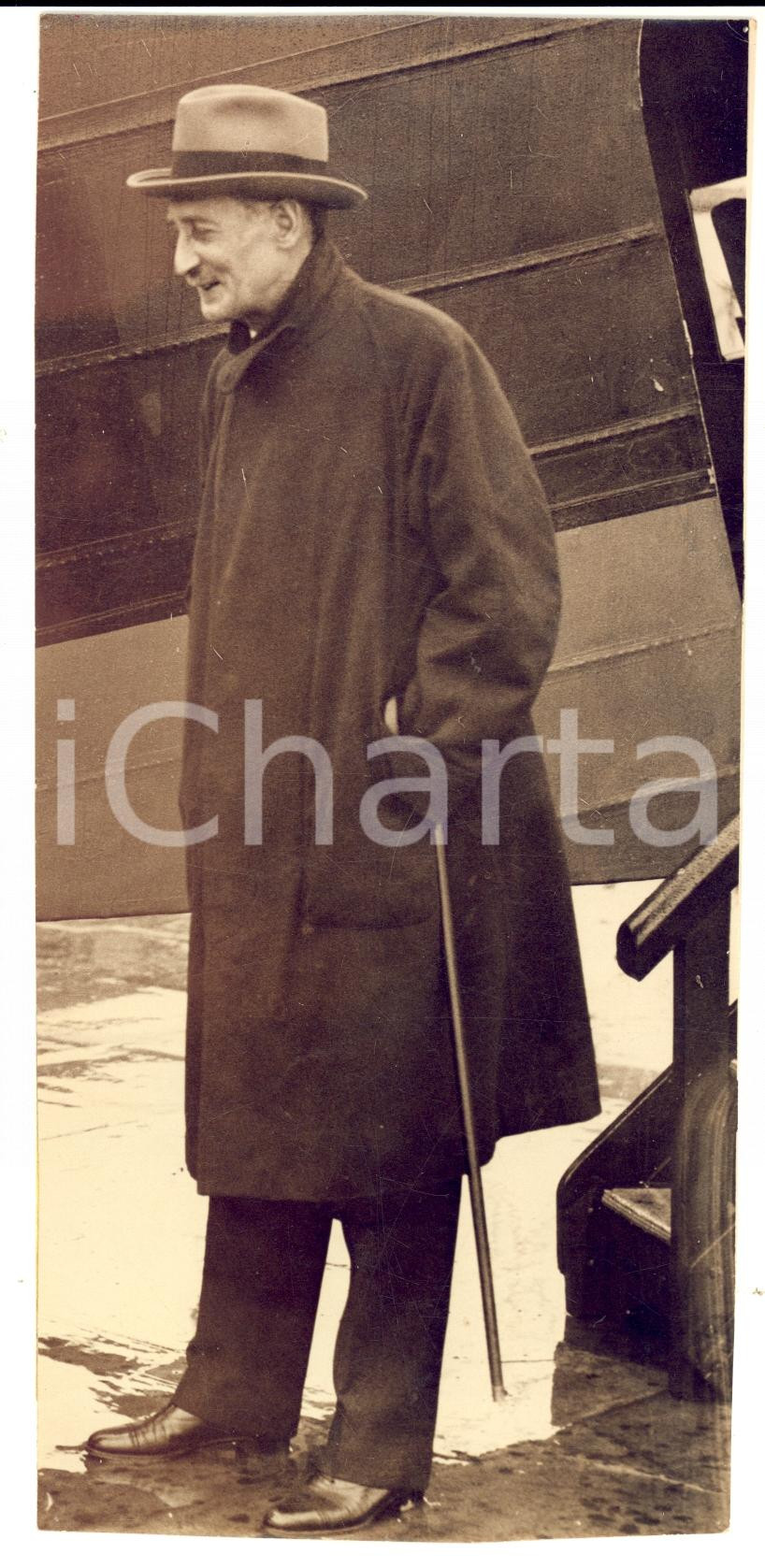 Fotografia d epoca originale 1930 LONDON UK Baron Christopher THOMSON air minister before the plane crash 1