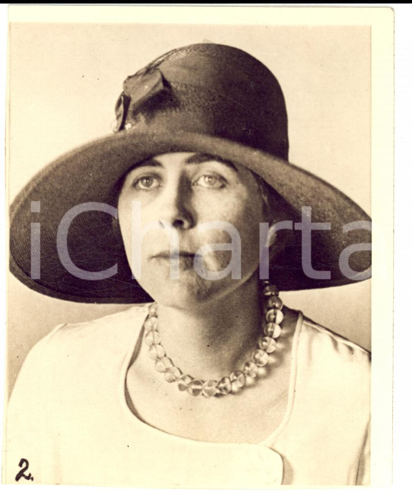 Fotografia d epoca originale 1940 ca Portrait of Genevieve CHAMP CLARK wife of James M. THOMSON Photo 1