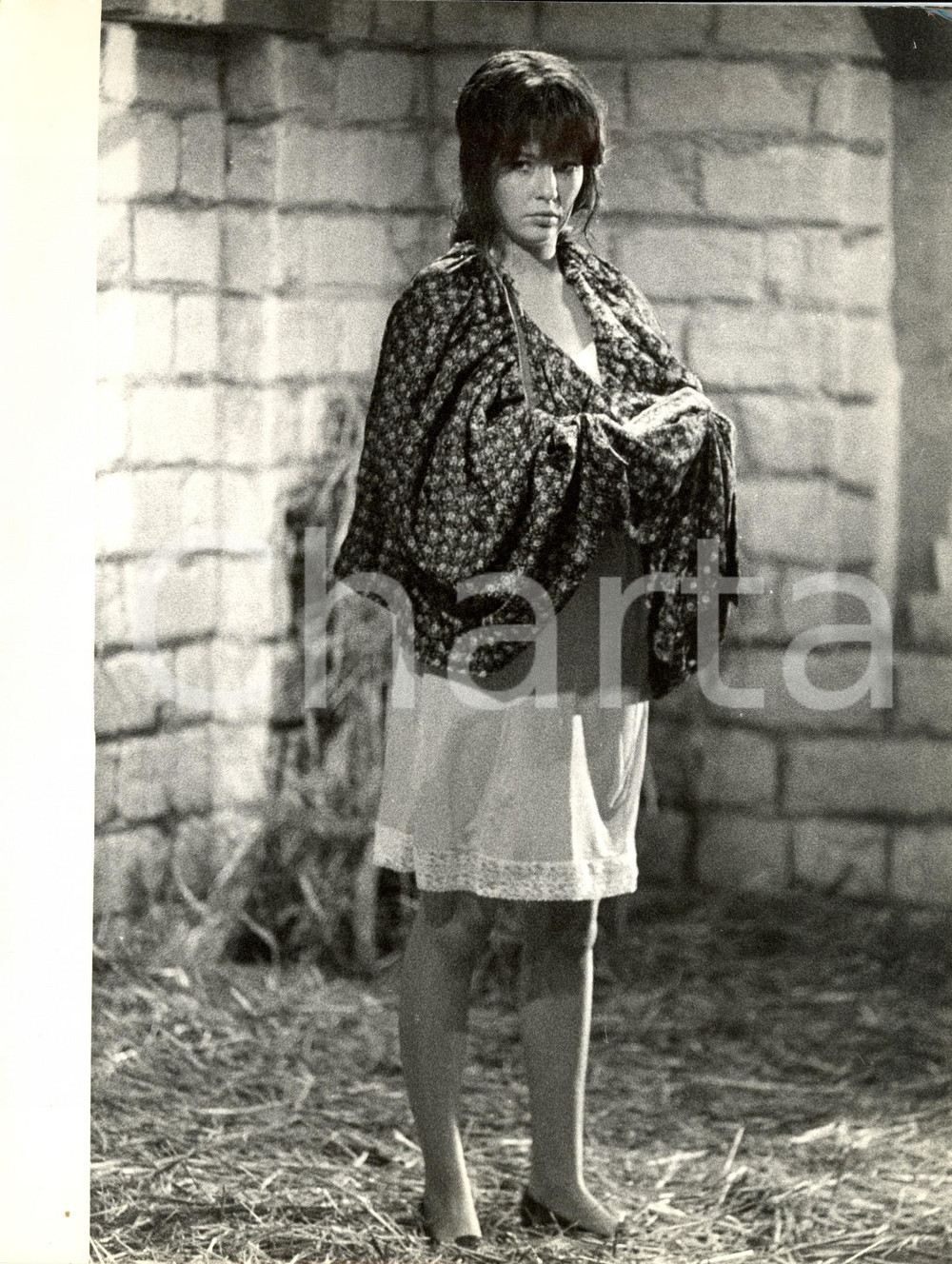 Fotografia d epoca originale 1962 LA SMANIA ADDOSSO Annette STROYBERG in sottoveste Fotografia di scena 1