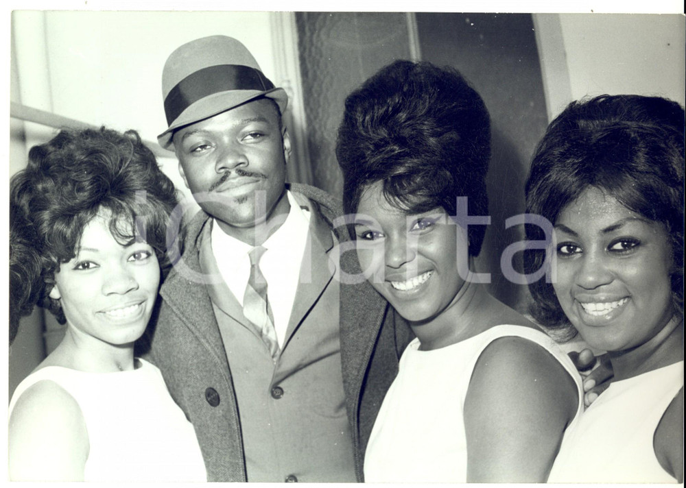 Fotografia d epoca originale 1960 ca USA Foto del gruppo pop THE SHIRELLES MUSICA Anni  60 1