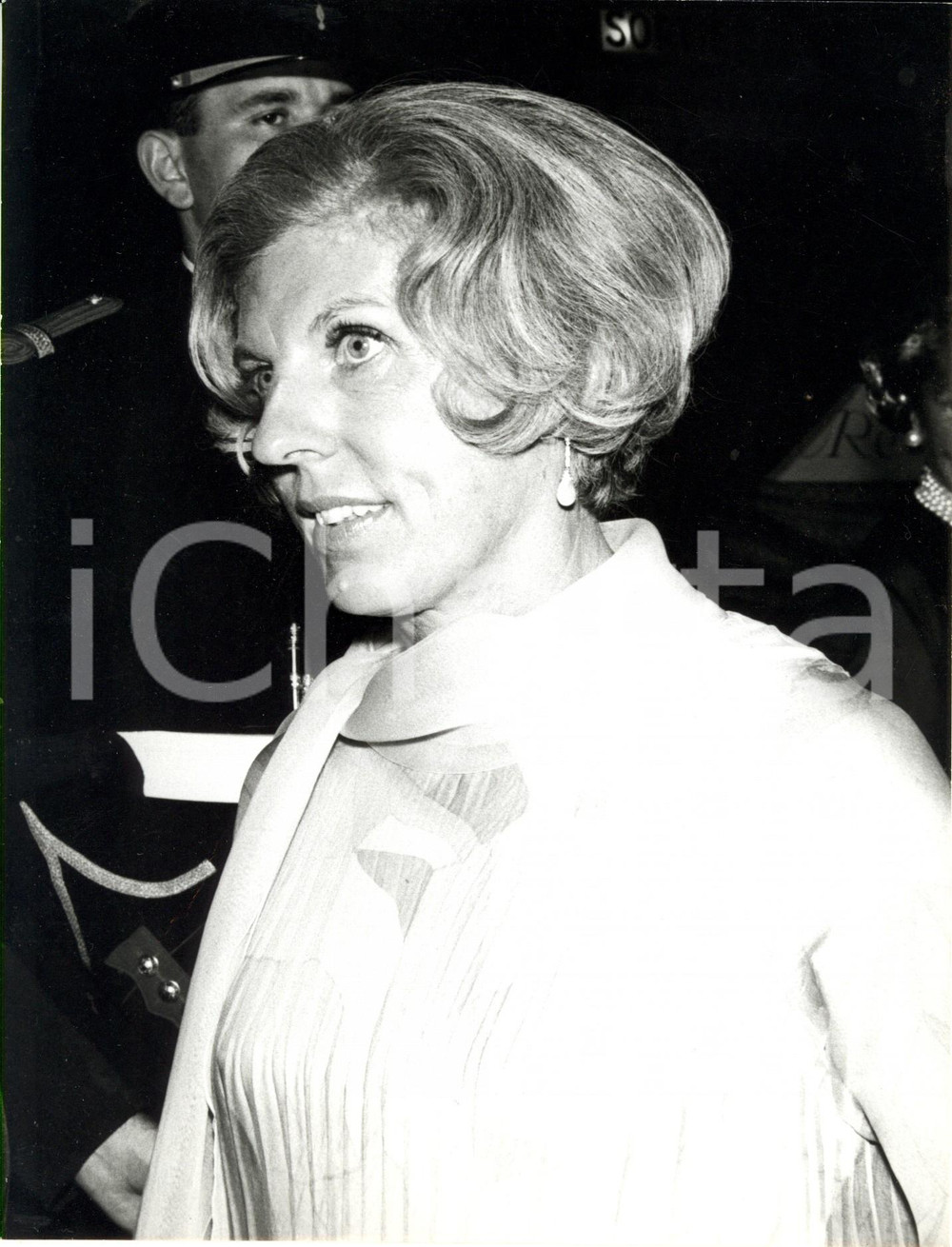 Fotografia d epoca originale 1960 ca PARIS Claude Jacqueline CAHOUR moglie di Georges POMPIDOU Foto 1 1