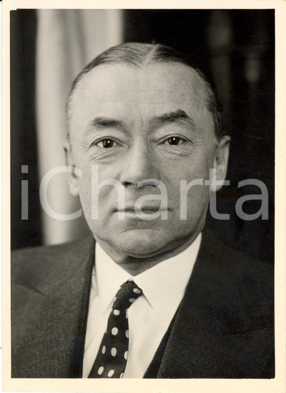 Fotografia d epoca originale 1940 ca PARIS F Paul REYNAUD presidente del Consiglio dei ministri Ritratto 1