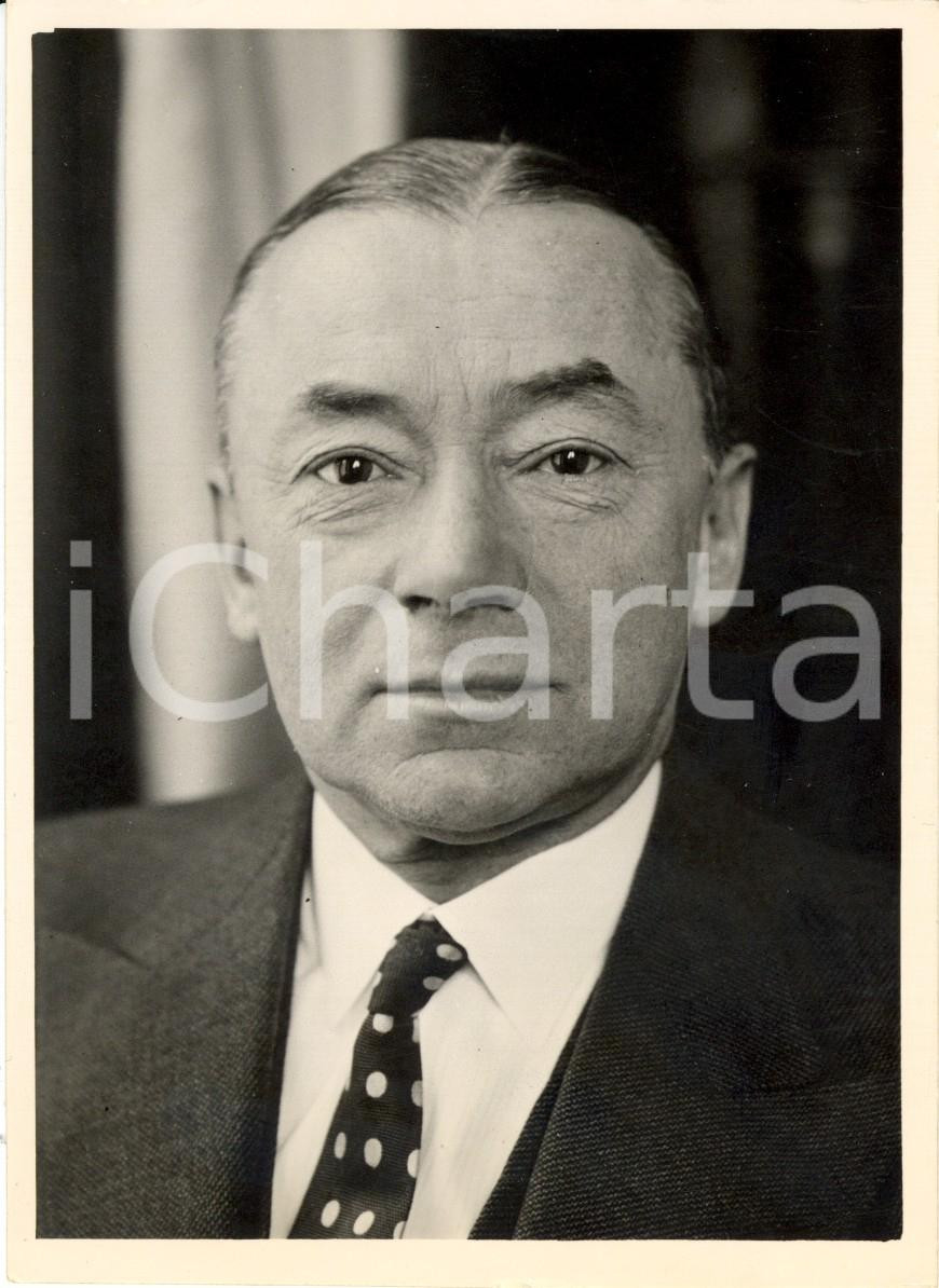 Fotografia d epoca originale 1940 ca PARIS F Paul REYNAUD presidente del Consiglio dei ministri Ritratto 1