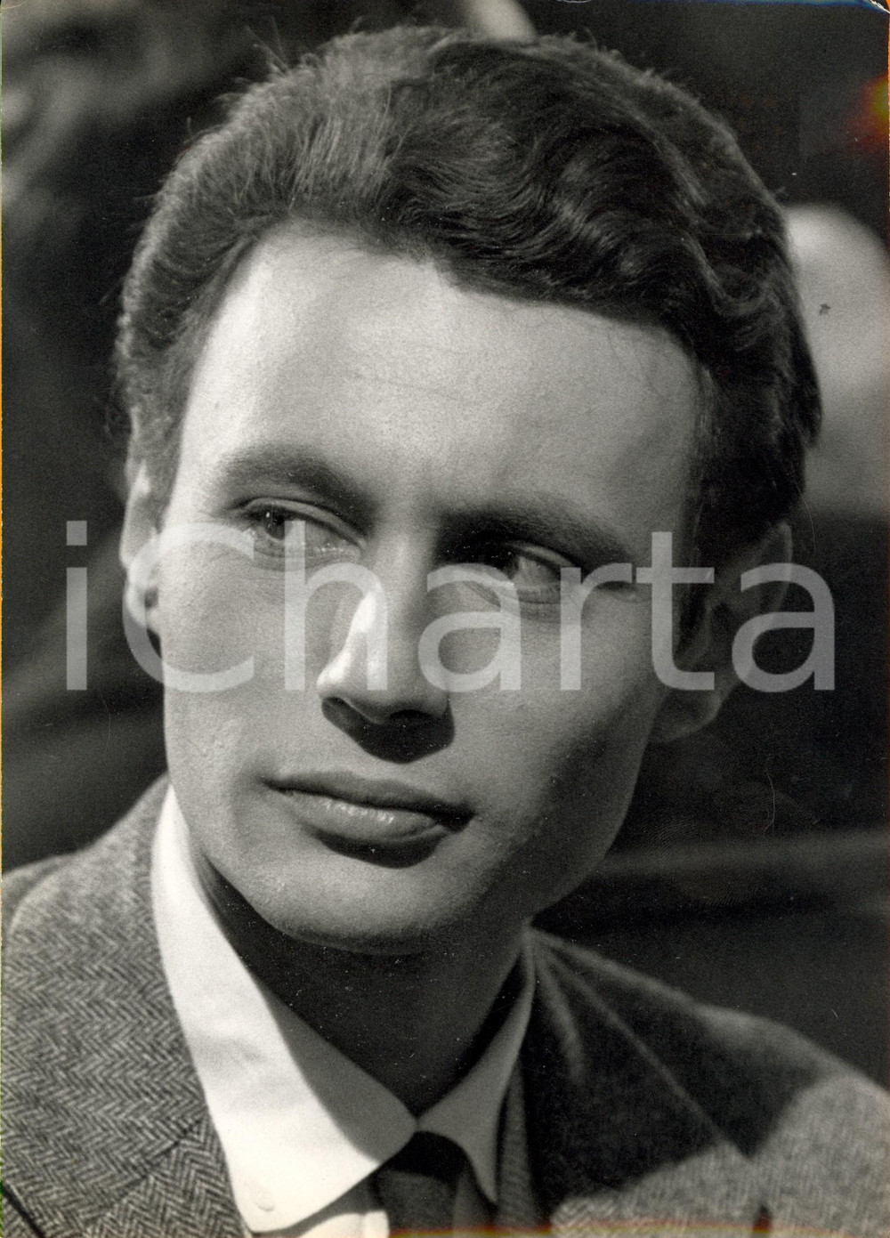 Fotografia d epoca originale 1960 ca CINEMA Ritratto dell attore Michel SUBOR Fotografia LYNX 2 1