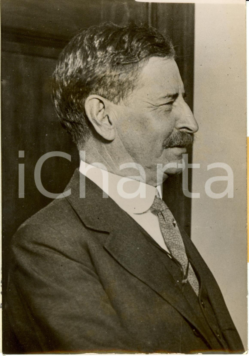 Fotografia d epoca originale 1924 WASHINGTON Il segretario della Marina Militare Claude SWANSON Fotografia 1