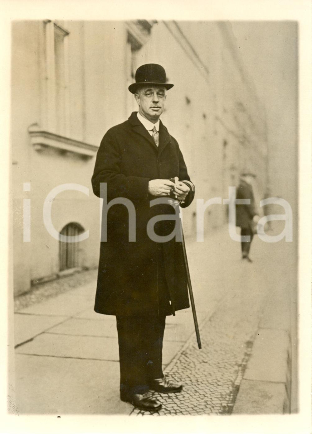Fotografia d epoca originale 1932 PARIGI Eric DRUMMOND segretario generale della SOCIETA  delle NAZIONI Foto 1