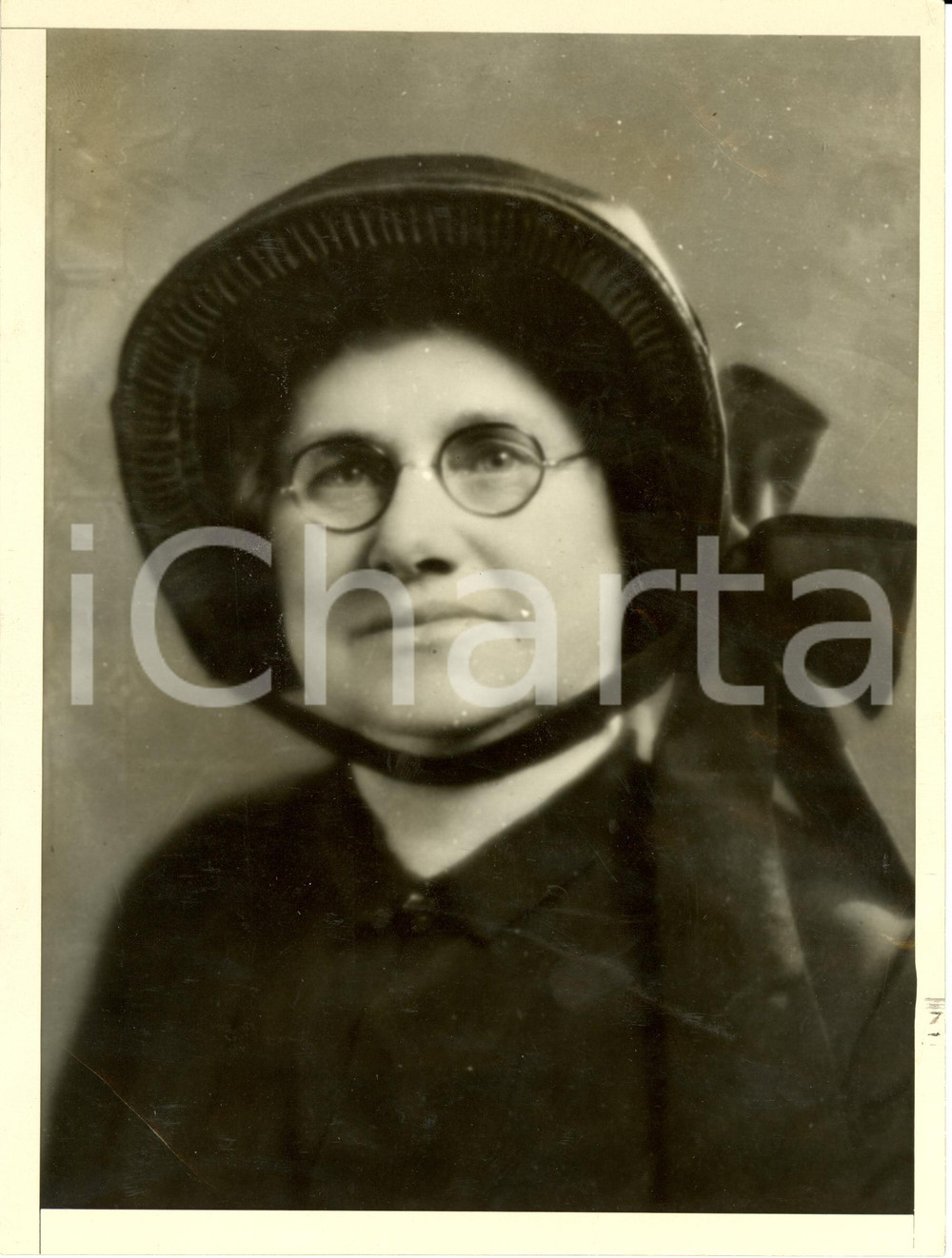Fotografia d epoca originale 1930 ca EL PASO TEXAS Mother A. J. WARREN SALVATION ARMY worker Fotografia 1