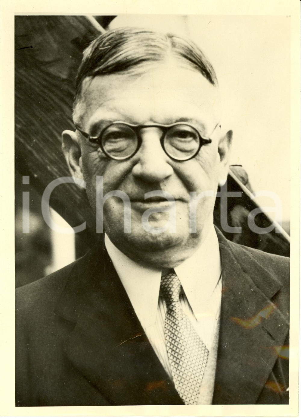Fotografia d epoca originale 1930 ca SAN FRANCISCO Judge Milton Dwight PURDY da SHANGAI in vacanza in AMERICA 1