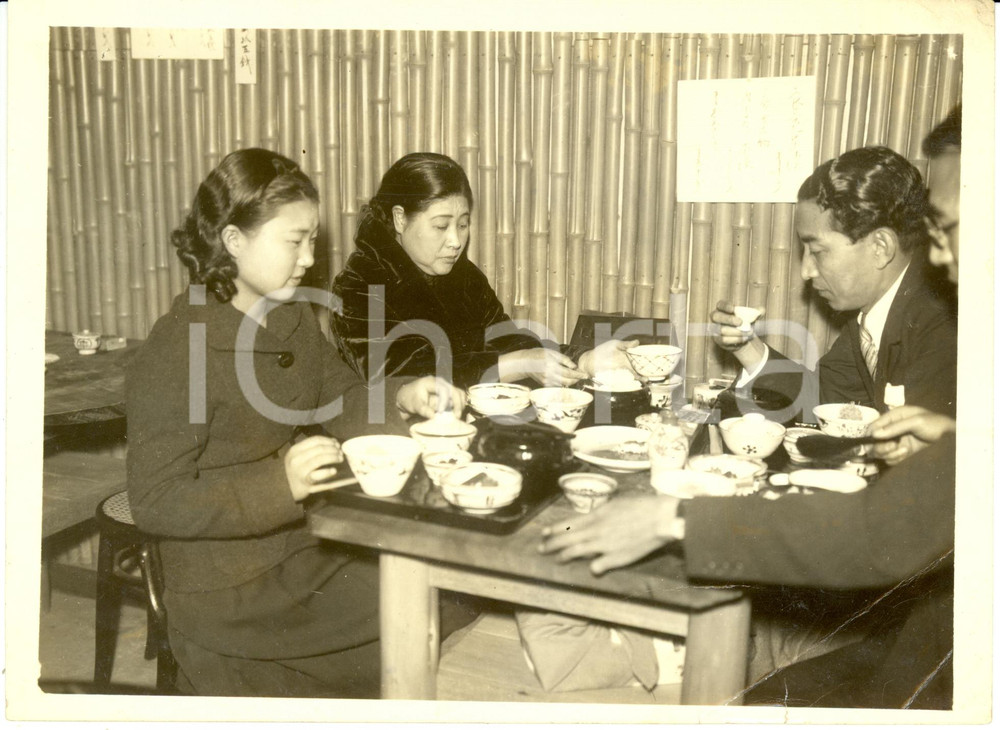 Fotografia d epoca originale 1936 TOKIO Moglie presidente YIN JUKENG in visita in GIAPPONE  Fotografia 1