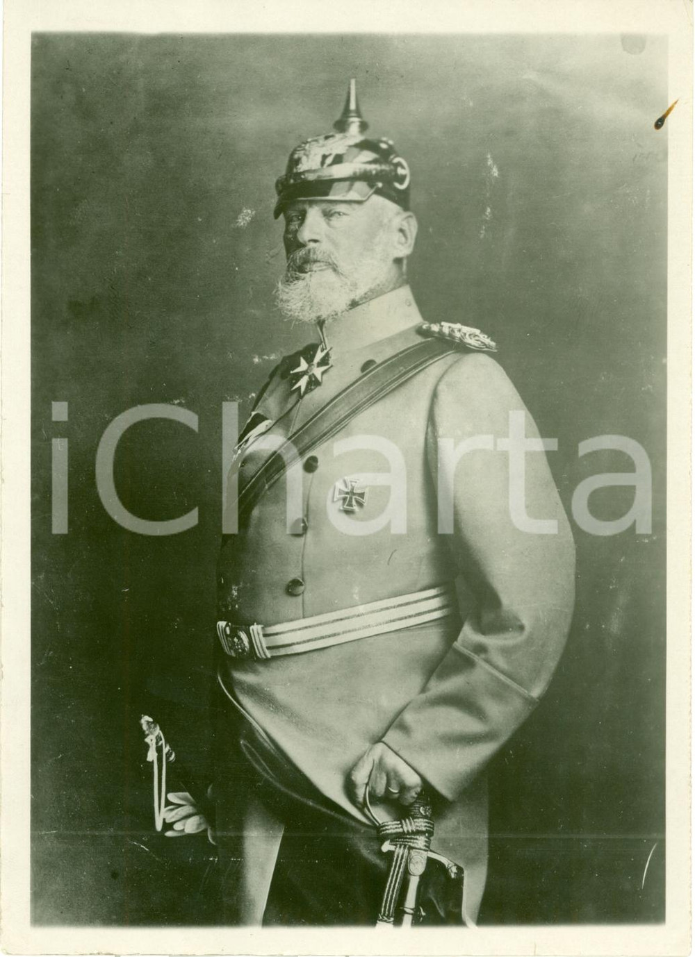 Fotografia d epoca originale 1930 ca MUNCHEN DE Principe Leopold VON BAYERN Generalfeldmarschall FOTO 1