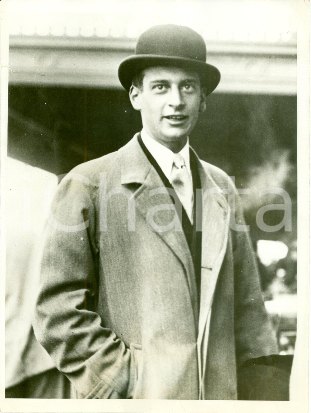 Fotografia d epoca originale 1931 LOS ANGELES USA Principe Luigi Ferdinando di PRUSSIA in incognito FOTO 1