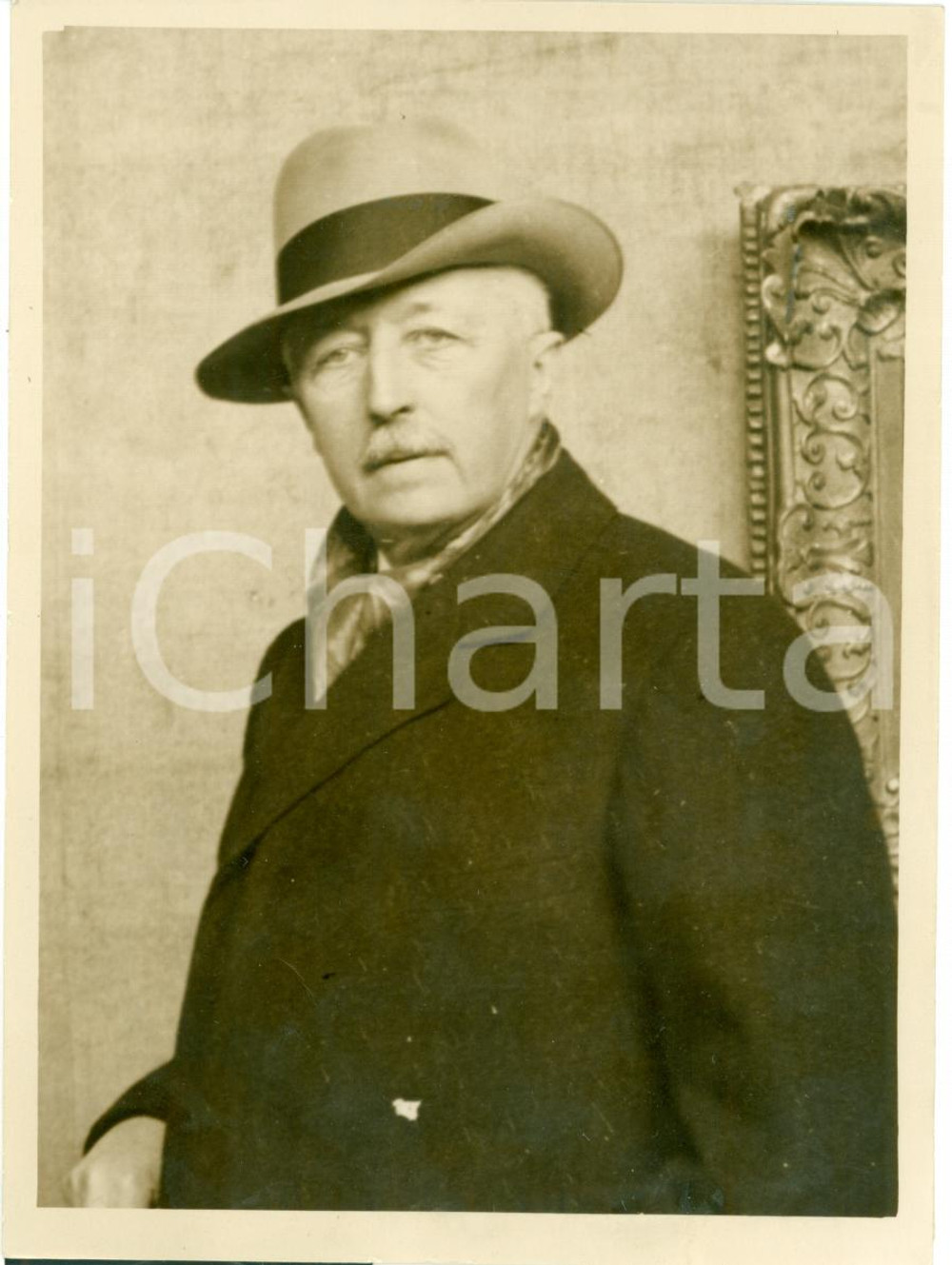 Fotografia d epoca originale 1940 SVEZIA Ritratto Principe Eugenio fratello di GUSTAVO V Fotografia 1