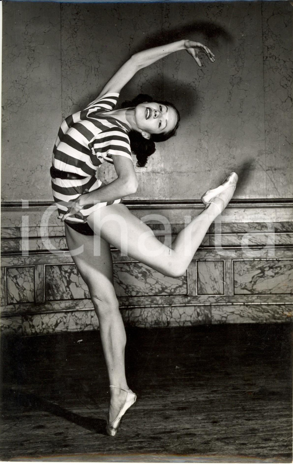 Fotografia d epoca originale 1948 PARIS F Ballerina Maria TALLCHIEF Ã©toile Grand Ballet Marquis de CUEVAS 1
