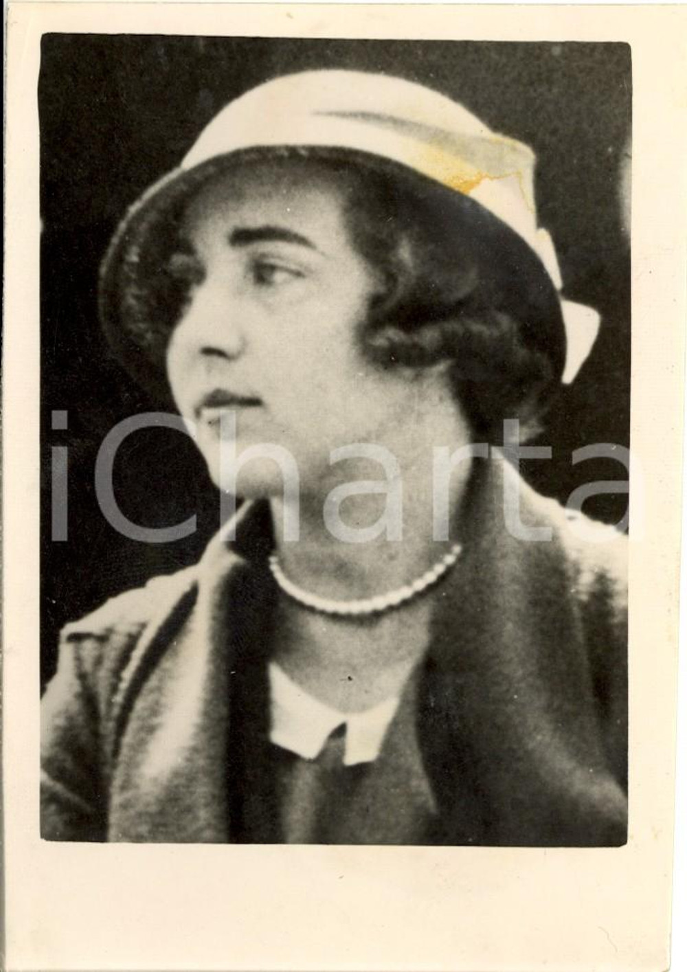 Fotografia d epoca originale 1935 Ritratto della principessa Ingrid di SVEZIA dopo il fidanzamento Foto 9x13 1