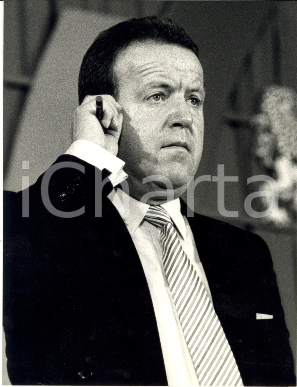 Fotografia d epoca originale 1987 MUNCHEN D Gerold TANDLER segretario generale della CSU Fotografia 1