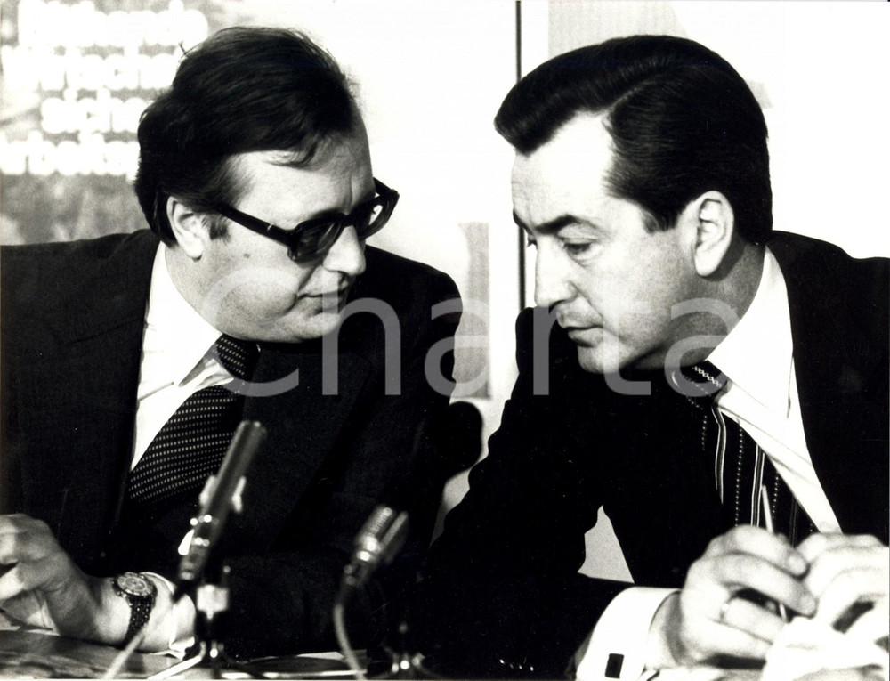 Fotografia d epoca originale 1979 WIEN Josef TAUS presidente OVP  Alois MOCK Fotografia 1