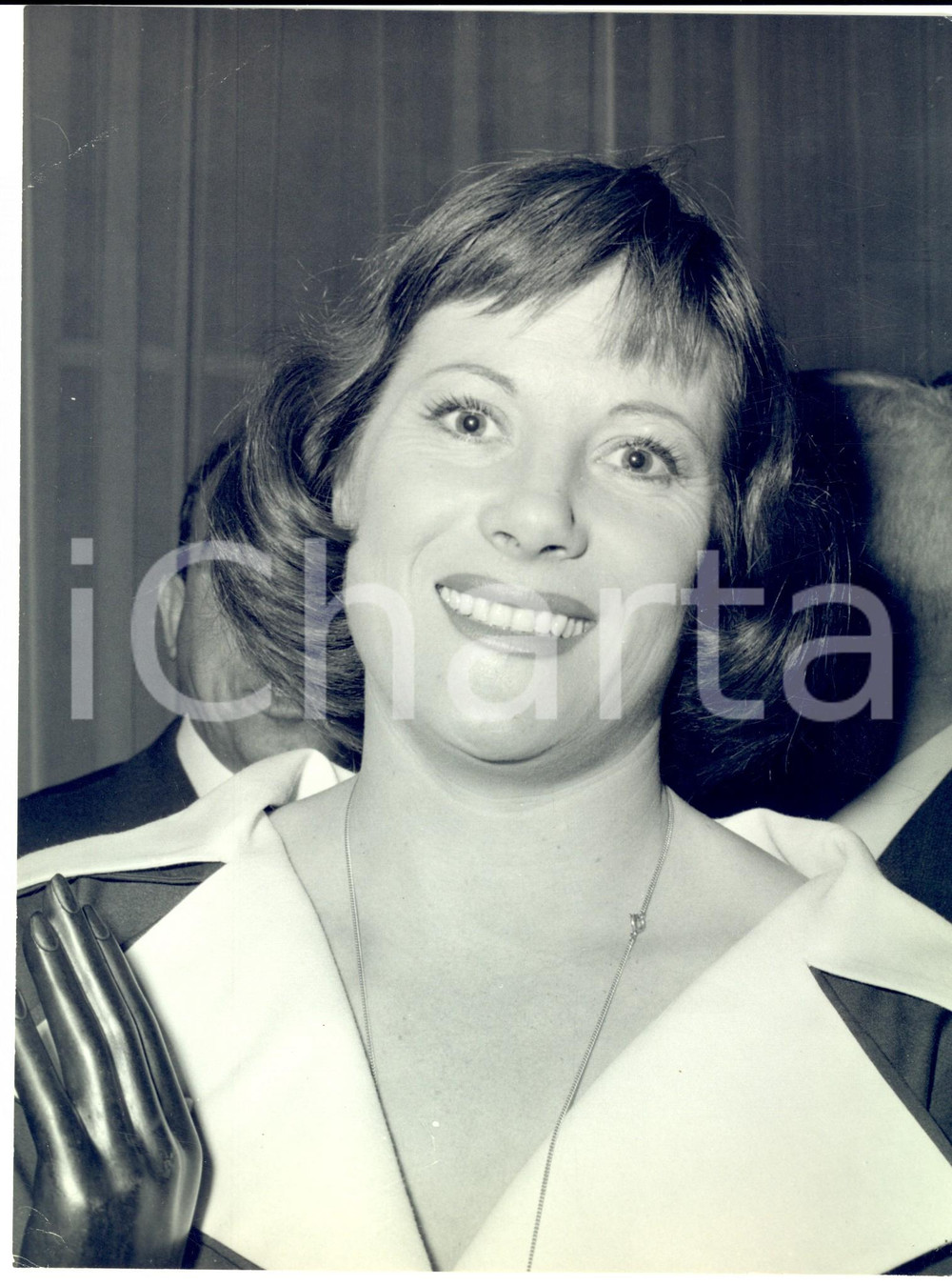 Fotografia d epoca originale 1960 ca PARIS Ritratto della cantante Colette RENARD Fotografia LYNX 1