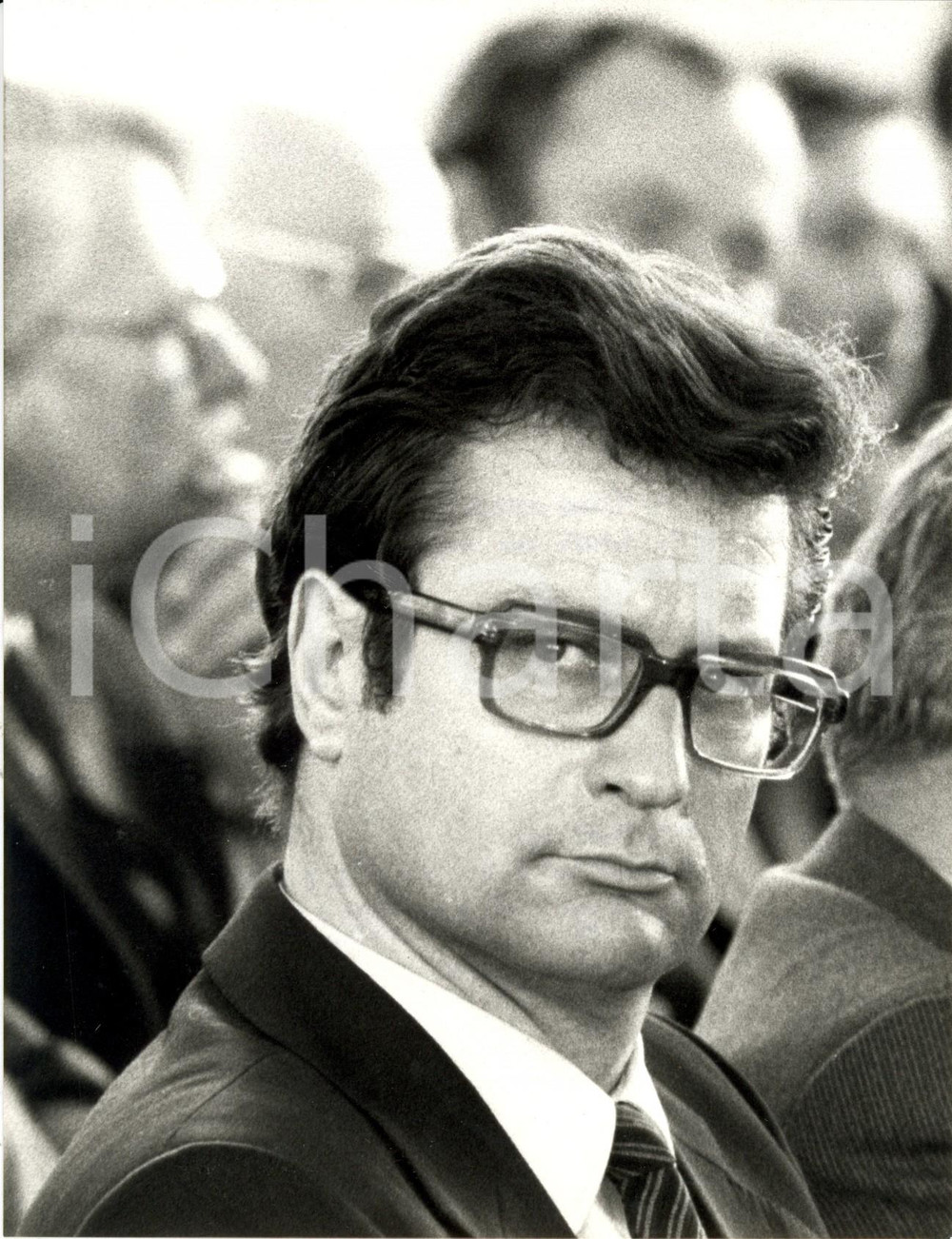 Fotografia d epoca originale 1981 BONN Klaus KINKEL presidente dei Servizi Segreti Federali tedeschi Foto 1