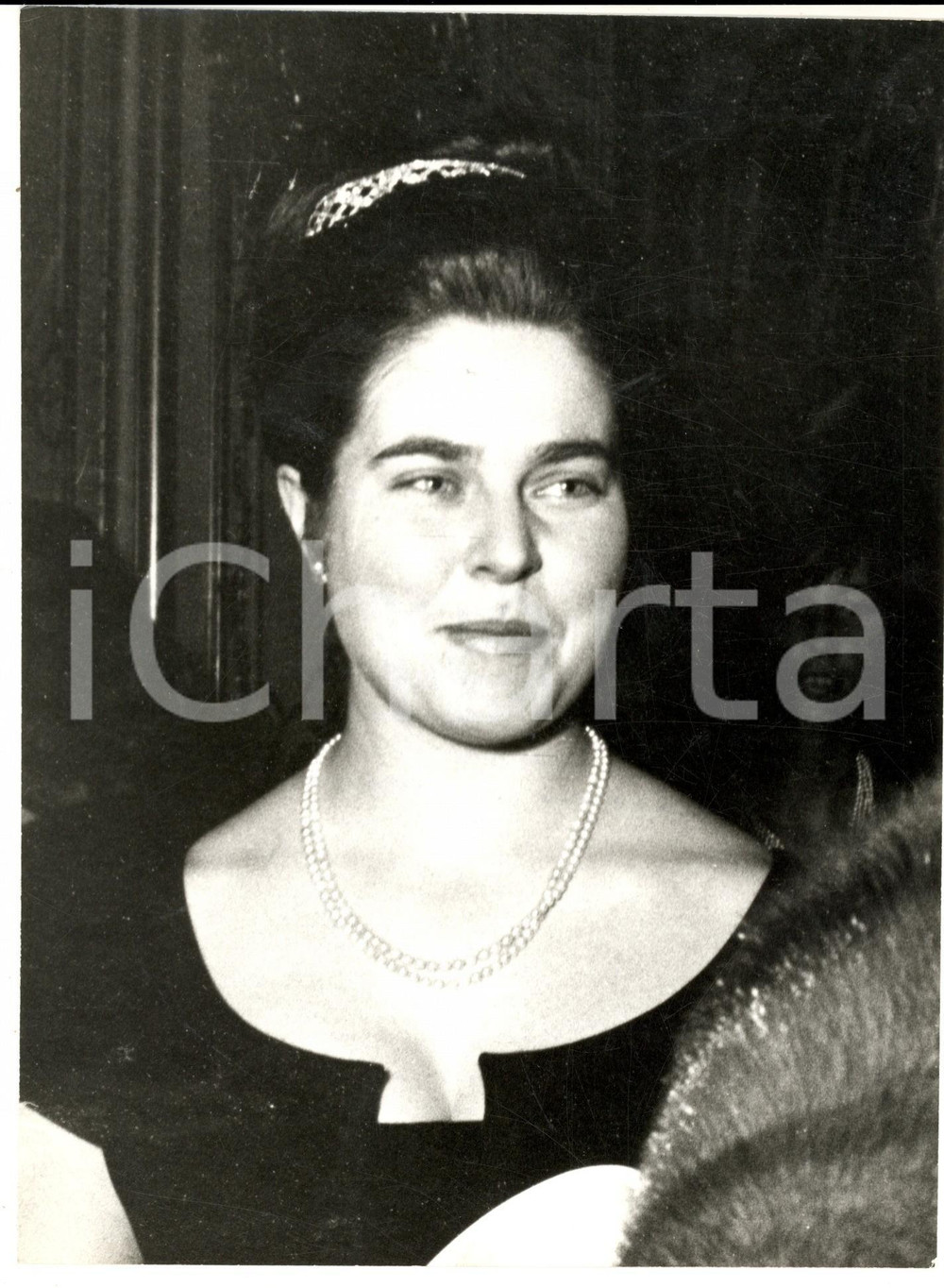 Fotografia d epoca originale 1960 ca PARIS Ritratto della principessa Isabelle de FRANCE Foto 1