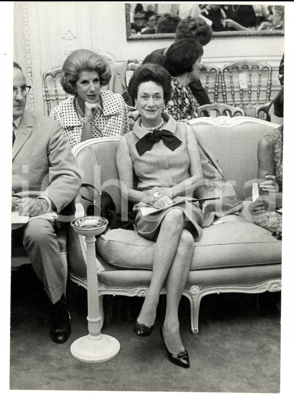 Fotografia d epoca originale 1963 PARIS Wallis SIMPSON  Presentazione della collezione DIOR Foto 1 1