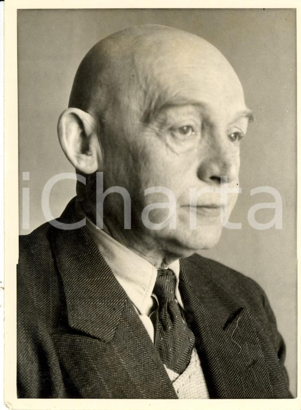 Fotografia d epoca originale 1943 BERLIN D Celebre storico dell arte Wilhelm PINDER compie 65 anni Ritratto 1