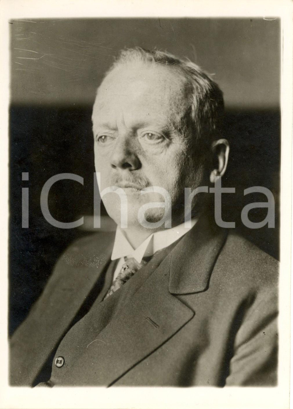 Fotografia d epoca originale 1932 BERLIN D Ritratto del conte Kuno von WESTARP politico prussiano Foto 1