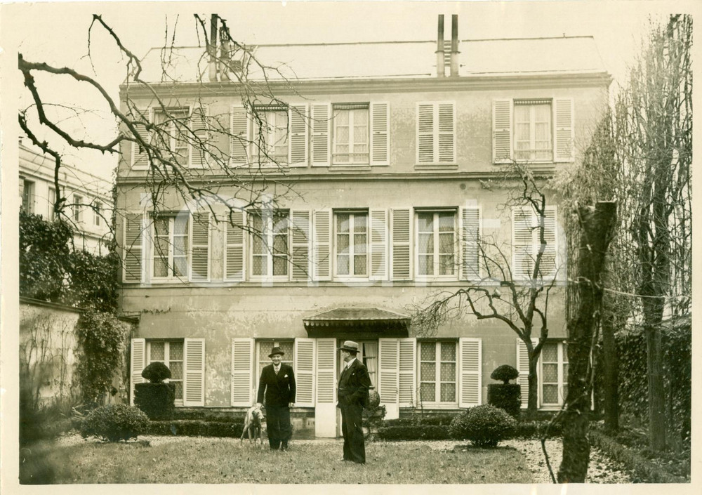 Fotografia d epoca originale 1938 VERSAILLES Fratelli scrittori Jean e JÃ©rome THARAUD Fotografia 1