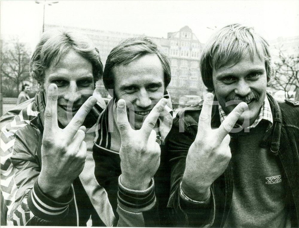 1978 STOCKHOLM (SWEDEN) Calcio Benny WENDT Björn NORDQVIST Ronnie HELLSTROM Foto