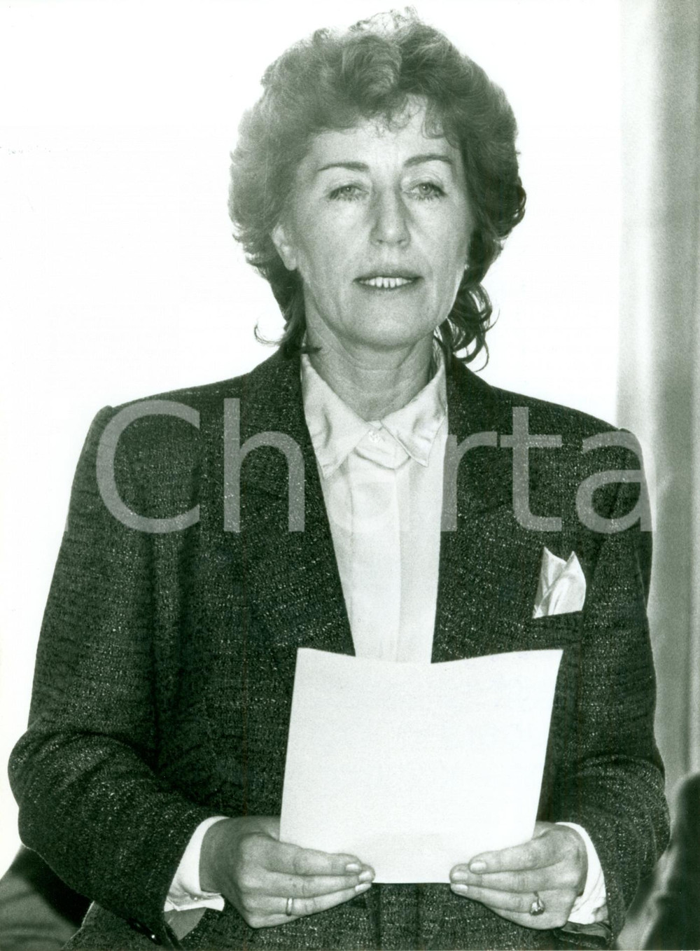 Fotografia d epoca originale 1989 BERLIN Christa LUFT ministro Economia DDR Fotografia 1 1