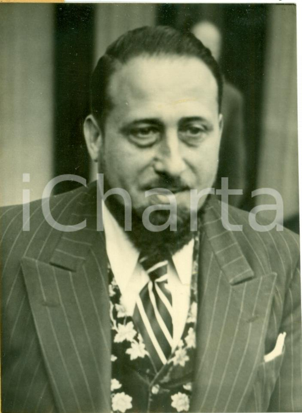Fotografia d epoca originale 1946 PARIS Scrittore Louis TRUC remporte Prix Litteraire QUARTIER LATIN Photo 1