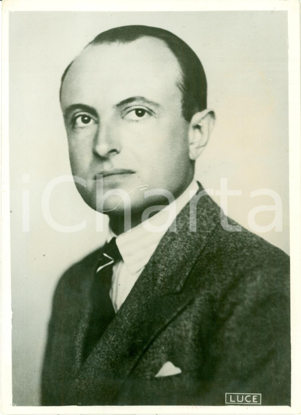 Fotografia d epoca originale 1937 ROMA Ritratto Principe Paolo di JUGOSLAVIA Reggente Fotografia 1