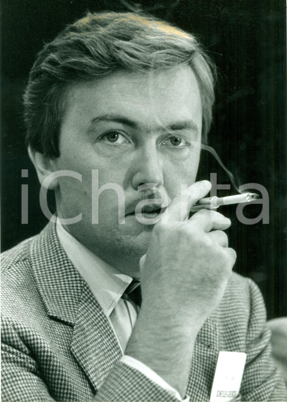 Fotografia d epoca originale 1991 FRANKFURT AM MAIN Sindaco SPD Andreas VON SCHOELER Fotografia 1