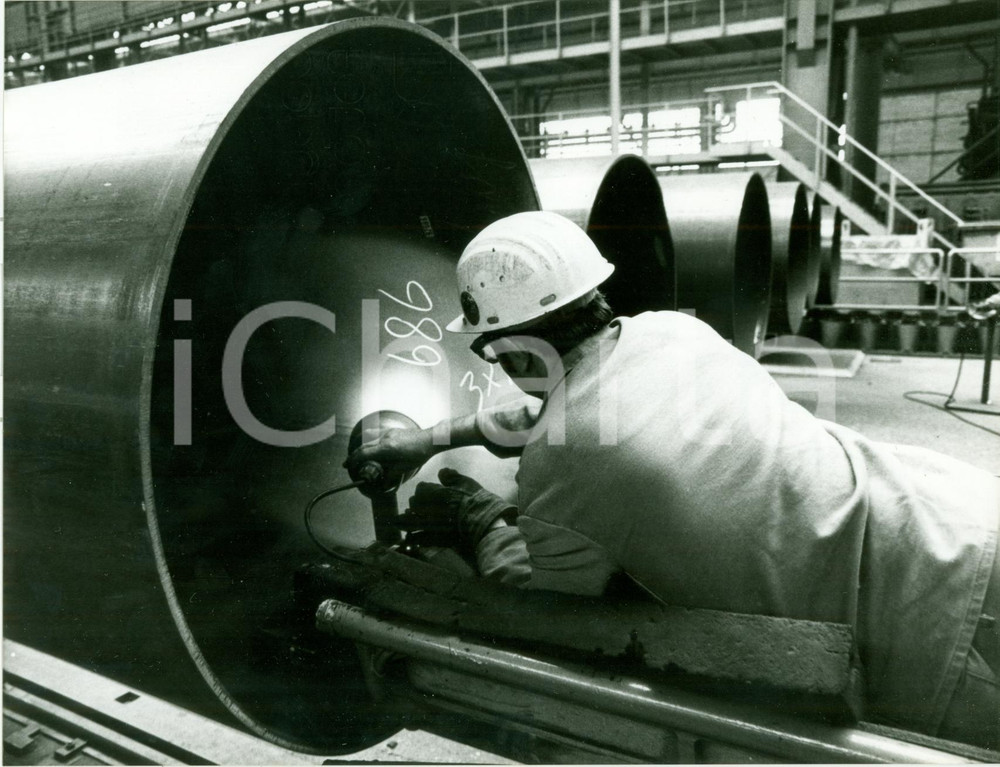 Fotografia d epoca originale 1982 MULHEIM Prova saldature per ERDGASROHRENPROJEKT sovietico Fotografia 1