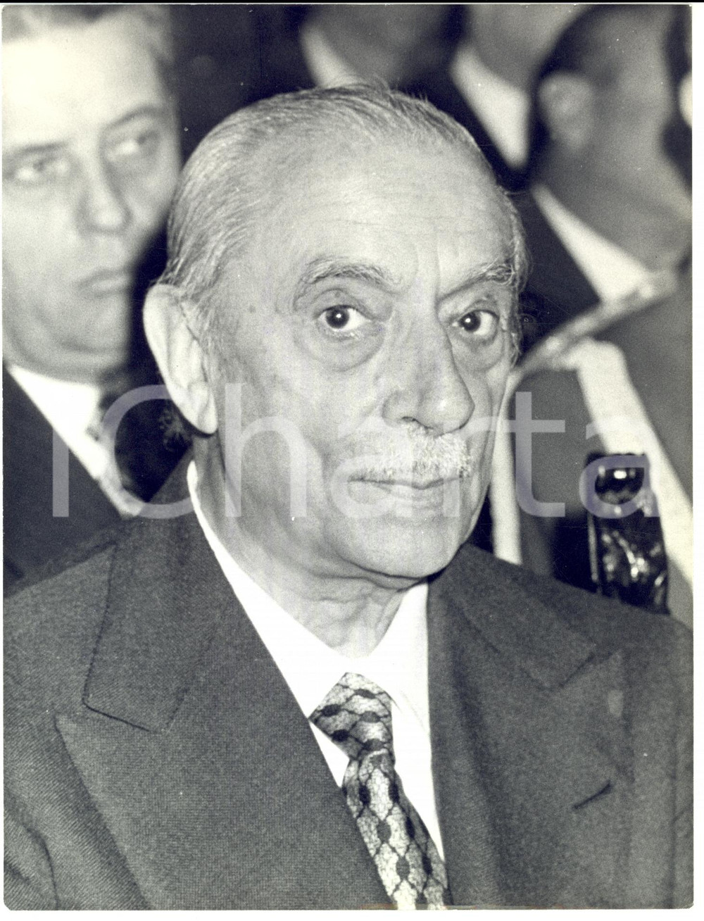 Fotografia d epoca originale 1974 ROMA Ritratto on. Pietro CAMPILLI presidente CNEL Foto 1