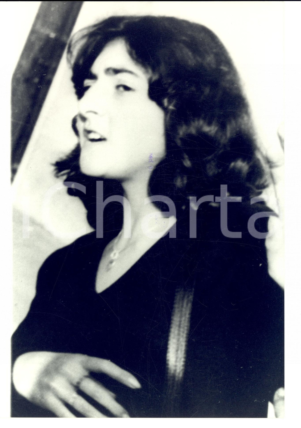 Fotografia d epoca originale 1978 GENOVA Cinzia FRANDI donna cuoco esclusa dalle navi Foto 1